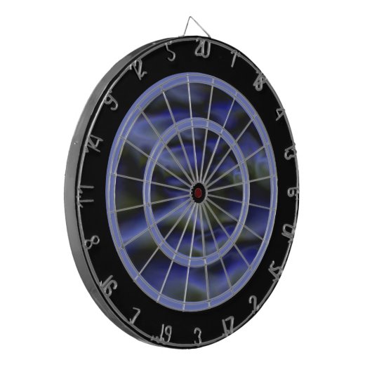 Blue Waters Custom Dart Board Dartscheibe (Vorderseite Links)