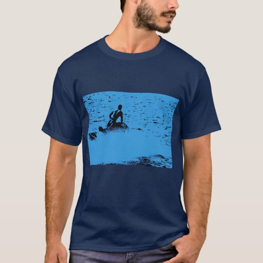 Blue Waters - Jet Ski Fun T-Shirt (Vorderseite)