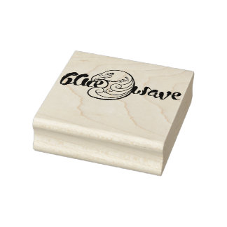Blue Wave 2020 USA Gummistempel