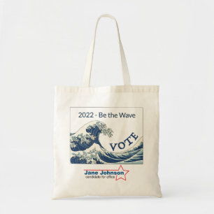 Blue Wave 2022 - individuell anpassbare Kampagnent Tragetasche