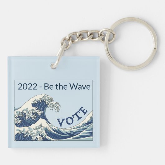 Blue Wave 2024 - Schlüsselanhänger zur Abstimmung (Rückseite)