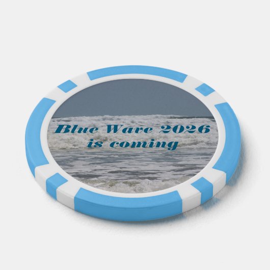 Blue Wave 2026 poker chips (Einzeln)