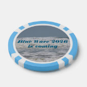 Blue Wave 2026 Poker-Chips Pokerchips (Einzeln)