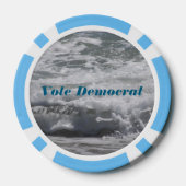 Blue Wave 2026 Poker-Chips Pokerchips (Rückseite)