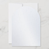 Blue wave 50 Years Birthday Einladung (Rückseite)