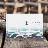 Blue Wave Anchor Wedding ID836 Gästebuch