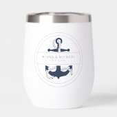 Blue Wave Anchor Wedding V2 Navy ID836 (Rückseite)