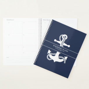 Blue Wave Anchor Wedding V2 Wht/Navy ID836 Planer