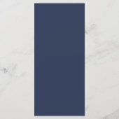 Blue Wave Anchor Wedding Wht/Navy ID836 Menükarte (Rückseite)