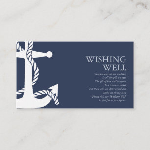 Blue Wave Anchor Wishing Well V2 ID836 Begleitkarte