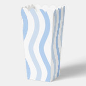 Blue Wave Baby Shower Popcorn Geschenkschachtel (Vorderseite)