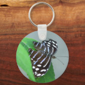 Blue Wave Butterfly Foto Schlüsselanhänger (Vorderseite)