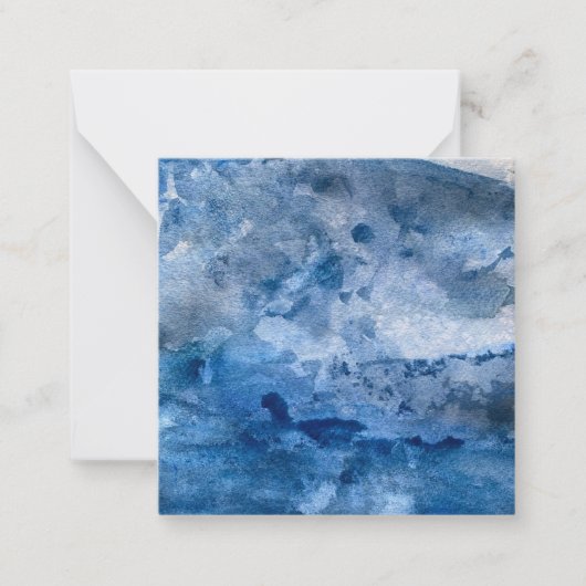 Blue Wave Card Mitteilungskarte (Vorderseite)