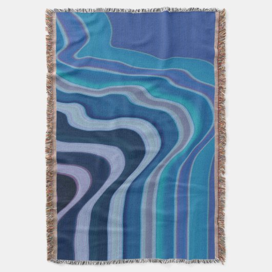 Blue Wave Decke (Vorderseite Vertikal)