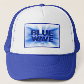 Blue Wave Democrat Truckerkappe (Vorderseite)