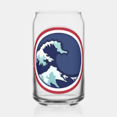 Blue Wave Dosenglas (Vorderseite)