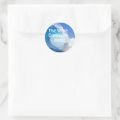 Blue Wave Election 2020 anpassen Runder Aufkleber (Tasche)