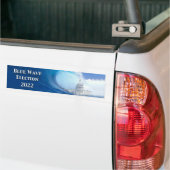 Blue Wave Election 2022 Autoaufkleber (Auf Lkw)
