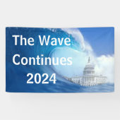 Blue Wave Election 2024 anpassen Banner (Horizontal)