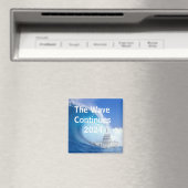 Blue Wave Election 2024 anpassen Magnet (In Situ (Geschirrspüler))