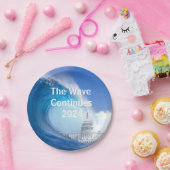 Blue Wave Election 2024 anpassen Pappteller (Party)