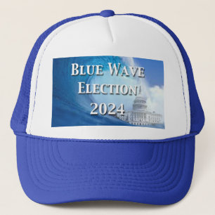 Blue Wave Election 2024 Truckerkappe