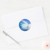 Blue Wave Election 2026 anpassen Runder Aufkleber (Umschlag)