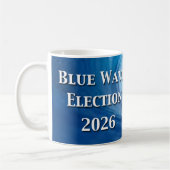 Blue Wave Election 2026 Kaffeetasse (Links)