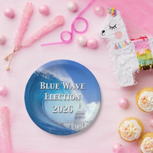Blue Wave Election 2026 Pappteller (Party)