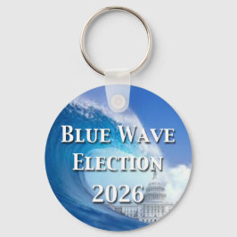 Blue Wave Election 2026 Schlüsselanhänger
