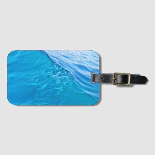 Blue-Wave-Gel-Maus Gepäckanhänger (Vorderseite (Horizontal))