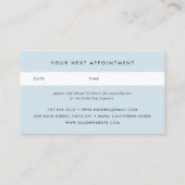 Blue Wave Geode | Ernennungskarte Terminkarte (Rückseite)