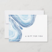 Blue Wave Geode | Geschenkgutschein (Vorderseite)