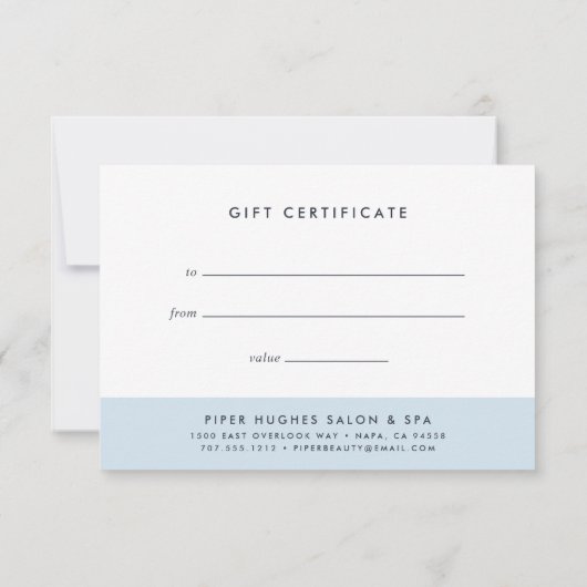 Blue Wave Geode | Geschenkgutschein (Rückseite)