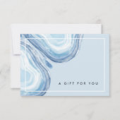 Blue Wave Geode | Geschenkgutschein (Vorderseite)