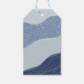 Blue Wave Geschenkanhänger (Vorderseite)