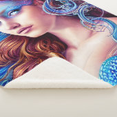 Blue Wave Goddess Ocean World Fantasy Art Sherpadecke (3/4)