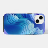Blue Wave iPhone / iPad Gehäuse Hülle (Rückseite (Horizontal))