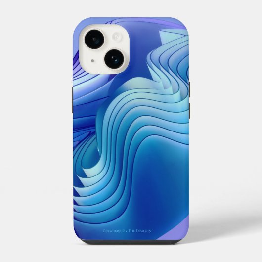 Blue Wave iPhone / iPad Gehäuse Hülle (Rückseite)