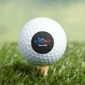 Blue Wave Kamala Harris Walz Fischwahl Golfball (Insitu T-Shirt)