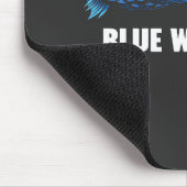 Blue Wave Kamala Harris Walz Fischwahl Mousepad (Ecke)