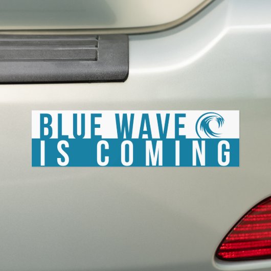 Blue Wave kommt Autoaufkleber (Auf Auto)