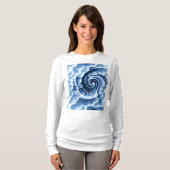 Blue Wave Long Sleeve T-Shirt (Vorne ganz)