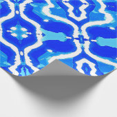 Blue wave minted art geschenkpapier (Ecke)