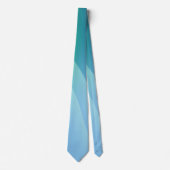 Blue Wave Neck Tie Krawatte (Vorderseite)