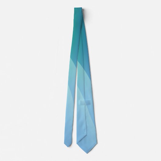 Blue Wave Neck Tie Krawatte (Rückseite)