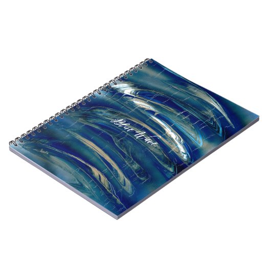 Blue Wave Notizblock (Linke Seite)