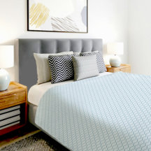 Blue Wave Pattern Duvet Cover