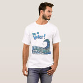 Blue Wave+Pie Chart T-Shirt (Vorne ganz)