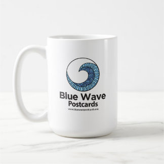 Blue Wave Postcards - Klassischer Becher, 11 oz Kaffeetasse